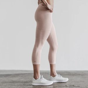 Like New NOBULL Rose Crop Leggings